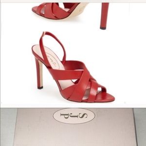 SJP by Sarah Jessica Parker Shoes - Red SJP sandals 7,5 narrow. Nordstrom exclusive SJP by Sarah Jessica Parker Shoes - Red SJP sandals 7,5 narrow. Nordstrom exclusive